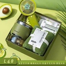 집들이 돌잔치 송년회 신년회 선물세트 답례품 축제, AH. 녹색유리수건선풍기휴대폰 홀더