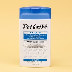 펫에스테 머드 샴푸 포 화이트 헤어드 독스 애견샴푸, 350ml, 1개