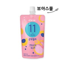 빙그레 곤약젤리 복숭아, 130g, 15개