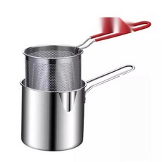 인덕션 튀김냄비 가정용 미니 소형 스텐 튀김기 겸용, 4. 뚜껑 1개