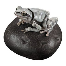 Bandai 生物大圖鑑進擊 日本雨蛙P2 扭蛋 轉蛋, 1個, 東北雨蛙 灰色