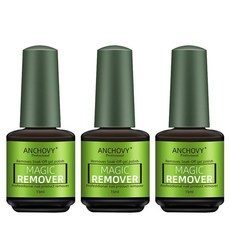 강력한 매직 네일 리무버 젤 로로 제거, 1개, 폭발형 제거젤 3병세트
