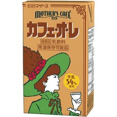 라쿠노우 마더스 카페 오레 250ml x 24개 일본 구마모토 멸균우유, 1박스