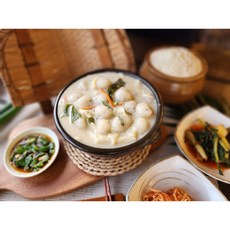 삼청골명가THE수제비 들깨감자옹심이 2인분 야채추가 고추간장추가, 1세트, 1.8kg