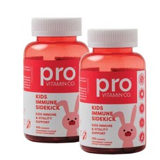 프로비타민코 키즈 엘더베리 이뮤니티 구미 젤리 Pro Vitamin Co. Kids Elderberry Immunity, 2개, 100정