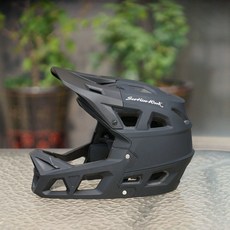 산악 자전거 풀페이스 고글 스쿠터 오프로드 장비 오토바이 하이바 일체형 경량, 1개, 헤드 둘레 54-60cm 조절 가능