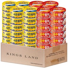 사조 참치135g (살코기24+고추24), 1세트, 135g