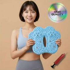 발렌타 가정용 무소음 발바닥 지압매트 지압 스텝퍼, 아쿠아 블루