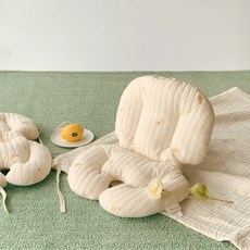 돗투돗x마롤로뜨 체어라이너 유아시트 아기의자 방석 식탁의자 시트, 체어라이너_통통레몬, 1개