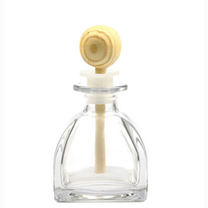 디퓨저용기-원형병 55ml(우드스틱포함), 1개