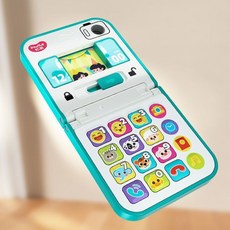 折疊手機 男孩女孩音樂兒童手機 早敎手機 兒童仿真電話 啟懞玩具, 1個, 兒童折疊手機