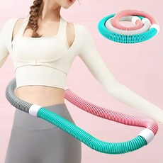 제이스디 다이어트 스프링 훌라후프 뱃살 빼는 운동기구, 1개, 혼합컬러, 990g