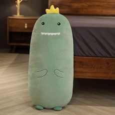 卡通長抱枕 兔子玩偶靠墊, 恐龍抱枕含內膽,60cm