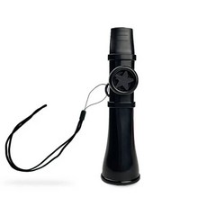 끈이 달린 휴대용 ABS Kazoo 플루트 배우기 쉬운 악기 영국 재미 있은 뮤지컬 휘파람 장난감 소년 소녀 선물 210536, Black
