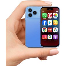 어린이 미니 스마트폰 4인치 HD 터치스크린 듀얼 핑크 SIM GPS 안드로이드, 로열 블루