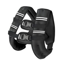 러킹 스포츠 훈련용 모래니 지구력 백팩 단추, 1kg, 블랙 8kg 더블버클