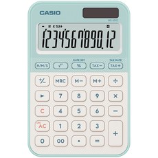 카시오 컬러 전자계산기 MS-20YC, 1개, (카시오 정품 계산기)라이트 그린
