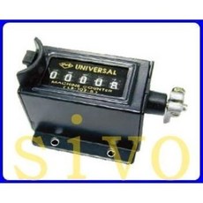 UNIVERSAL 計數器 5位/4位 沖床式/手按式/旋轉式 附座, 1個, 022.050 4字