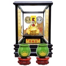 【168開運坊】錢母專用底座 紫南宮金雞靠山 土地公錢母 孟宗竹葫蘆底座 開光, 1個