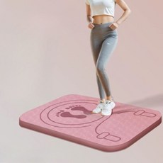 超慢跑墊 加厚減震靜音運動墊 保護關節跳繩墊, 粉色, 1個