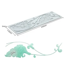 멀티 스타일 케이크 레이스 쿠션 러브 버블 리프 분자 요리 크리에이티브 중국 음식 플레이트 실리콘 몰드, 01 빠른  Mainland, 19 LFM-172