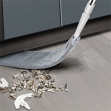 틈새 청소 밀대 다용도 유연 가정용 극세사 틈새 걸레 가구 침대 소파 스테인리스 손쉬운 브러쉬 틈새용, 1개