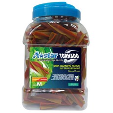 A star 漩力淨潔牙棒桶裝810g (買一送一) 雙效配方潔牙骨 寵物潔牙棒 深層清潔, 1個