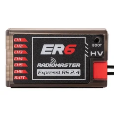 Radiomaster PWM 수신기 ER4 4CH/ER6 ER6G 2.4G 6CH/ER8 8CH CRSF ExpressLRS 100mw (항공기 보트 자동차용, 02 ER8 Receiver