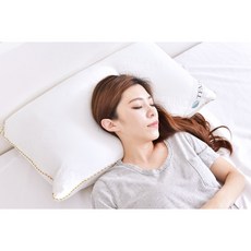 賀雅家居 天絲舒柔枕 人體工學枕 台灣製造, 1個