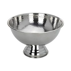 Spetebo 디자인 스테인레스강 샴페인 그릇 해머드 쿨러 직경 40cm 볼 병