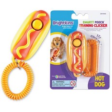 강아지 칭찬용 훈련완구 흥이유발 핫도그 놀이 장난감/ 반려견 집중훈련 훈련소 자견, 오렌지, 1개
