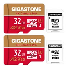 SD 32GB A2 V30 UHS-I U3 Class 10 9535 MBS 4K Ultra HD SD [5년 보증]GIGASTONE 마이크로 카드