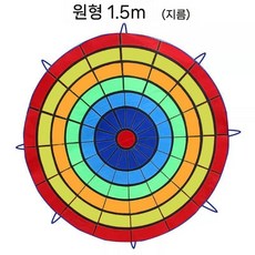 다트 공 던지기 캐치볼 찍찍이 과녁 대형 원형 50개 1.5m 타겟판+스탠드 성인용, 17 둥근 1.5m 점착 타겟 디스크 (2 번 패턴)는