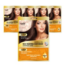 에피엘르 2단 셀프 히팅 스팀 헤어팩 데미지케어 5팩 헤어팩/헤어마스크, 15ml, 5개