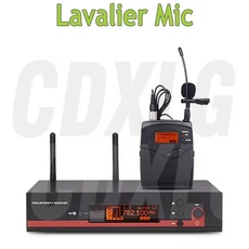 고품질！EW100 G3 트루 다이버시티 UHF 무선 마이크 전문가용 메탈 핸드헬드 무대 공연 쇼 파티，e835, 05 Lavalier Mic