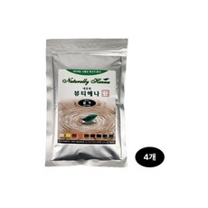 유성뷰티 헤나 가루 파우더 100g, 4개, 블랙