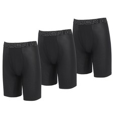 언더아머 UA 남성 언더웨어 드로즈 사각팬티 Tech 메쉬 솔리드 9Inch 3팩 1세트 블랙