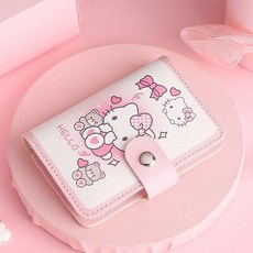 Kitty卡包 可愛卡通貓貓學生卡包 多卡位防刷防磁一體銀行卡證件便攜式零錢包 悠遊卡包 證件包