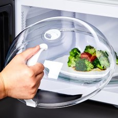 微波爐加熱防濺蓋 適用大多數微波爐 耐200°C 高溫, 1個, 防濺蓋