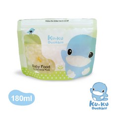 酷咕鴨 多功能副食品保存袋 夾鍊袋-25入, 1個