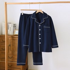 長袖睡衣套裝 寬鬆家居服