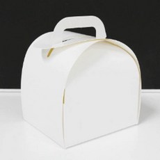 천운패키지 조각케익박스-돔손잡이(화이트), 50개