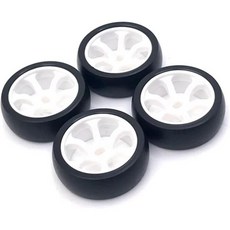 RC 타이어 장난감 모델 Wltoys 284131용 K969 989용 P929용 128 카 업그레이드 부품 4개 하드 플라스틱 드리프트 휠, RC 타이어 장난감 모델 Wltoys 284131용 K