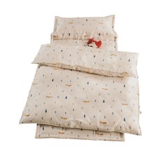 絲薇諾 MIT 60支LF天絲萊賽爾兒童睡袋(奶茶森林)-可機洗書包型幼兒園睡袋, 詳見包裝