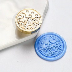 왁스 봉인 스탬프 몰드 틀 교체형 25mm 1개, CHINA, 14