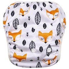 我家寶貝 嬰幼童調節式內褲型泳褲, 防滲漏 舒適親膚 春夏季適用, 0~3歲, 1件