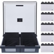 12042545 명함 꽂이 거치대 케이스 대용량 수납 투명감 디자인 부드러운 엣지 스탠드 프라이버시 보호 비즈니스 카드 홀더 사무실용