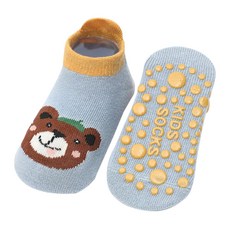 JoyBaby 童襪 嬰兒襪 大點膠防滑寶寶襪 大後跟防掉襪子 印花卡通提耳止滑襪