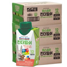 파스퇴르 킨더밀쉬 액상분유 1단계 200ml, 60개