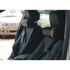 福斯 VW 碳纖維紋 安全帶護肩 護套 頭枕, 1個, 安全帶護套一對